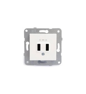 VİKO 90967Z01 Usb Şarj Prizi 5 Volt 2 Amper Beyaz (Çerçeve Hariç) VİKO