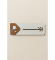 Lucena Ofis Ofis Oda Kapı İsimliği Yönlendirme Tabelası Levhası Kişiselleştirilebilir