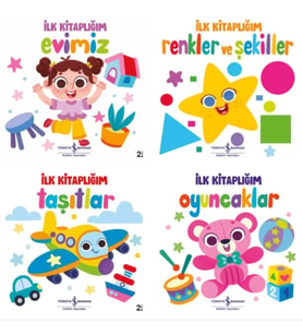İlk Kitaplığım Oyuncaklar + Taşıtlar + Evimiz + Renkler ve Şekiller