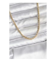 Mey İthalat® 14K Gold Renk Kaplama Boru Zincir Model CM Kadın Kolye