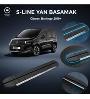 Citroen Berlingo  S-Line Premium Krom Yan Basamak   2019 Sonrası
