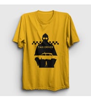 Presmono Unisex Sarı Cab Film Taxi Driver T-Shirt 251176tt