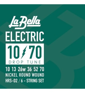 LA BELLA ELEKTRO GİTAR TELİ D DROP 10-70 HRS-D2