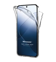 Microsonic Xiaomi 15 Pro Kılıf 6 tarafı tam full koruma 360 Clear Soft Şeffaf