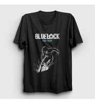 Presmono Unisex Siyah Isagi Yoichi Futbol Soccer Anime Bluelock T-Shirt 447833tt