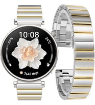 Huawei Watch GT 7/6/5/4 41mm -GT 5 Pro 42mm (18mm uyumlu) Kordon Baklalı Metal K