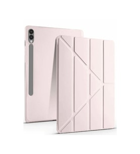 Samsung Galaxy X510 Tab S9 Fe 11 Kılıf Kalemlikli Mars Tablet Kılıfı - Rose Gold