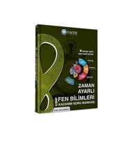 Çanta Yayınları 8.Sınıf Fen Bilimleri Zaman Ayarlı Kazanım Soru Bankası 2024 (Çok Renkli)