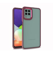 Lexroo Galaxy A22 4G Kılıf Flora Kılıf - Kırmızı