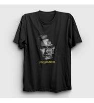 Presmono Unisex Siyah Silence Jose Mourinho T-Shirt 339732tt