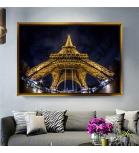Altın Çerçeveli dekoratif tablo l445 (Gold)