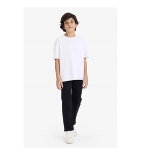 Defacto Straight Fit Siyah Erkek Çocuk Jean Pantolon B5445A8/NM40
