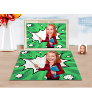 BK Gift Kişiye Özel Kadın Öğretmen Karikatürlü 1000 Parça Profesyonel Puzzle-3