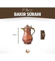 BAKIR SÜRAHİ KAPAKLI MODEL OKSİT RENK