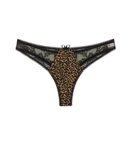 Giyim  Büyük Beden Leopar Desenli Fantazi G String Bato Külot