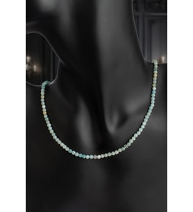 Amazonit Doğal Taş Kristal Küre Kesim 3mm Kolye
