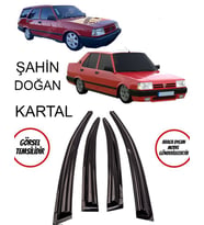 Tofaş Kartal Slx Doğan Şahin Cam Rüzgarlığı  Mügen Tip 4lü (Siyah)