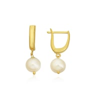 Barika Jewelry Kadın İncili Altın Küpe