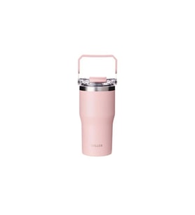 VAGONLİFE DILLER ÇELİK PİPETLİ / PİPETSİZ KULLANIM TUTMA SAPLI MATARA/TERMOS D9168 620ML PINK