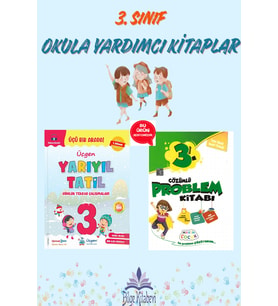 Üçgen 3.Sınıf Yarıyıl Tatil Kitabı (1.Dönem Konularını Kapsar)- Çözümlü Problem Kitabı Hediyeli