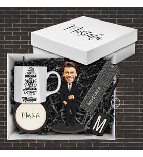 Motto Gift Erkeklere Özel Tasarım Karikatür Biblolu Hediye Kutusu 112989