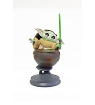 Baby Yoda Kapsüllü 20 Cm Heykel Büst 12K Detaylı Reçine (Plastik Değildir)