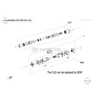 Cf Moto Atv Ön Şaft Mili Ve Kayıcı 400-Atr-L 2017 23 Cm *