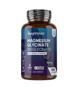 Magnesium Glycinate ( Bisglycinate ) + Added Vitamin B6 - 1422 mg 180 Kapsül