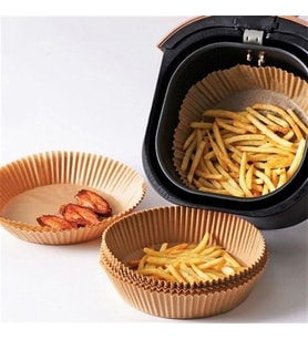 50 Adet Airfryer Fritöz Kağıdı XXL 50 Adet AİRFRYER Fritöz Kağıdı