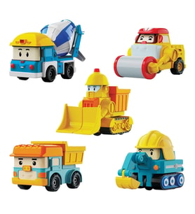 Robocar Poli Mini İnşaat Araçları 5'li Set 0761