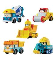 Robocar Poli Mini İnşaat Araçları 5'li Set 0761