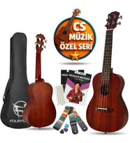 Fourtune Raya UKC-23MN Concert Ukulele Maun Hakiki Ağaç (ÖZEL SERİ) (Kahverengi)
