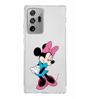 Samsung Galaxy Note 20 Ultra Kamera Korumalı Kapak Minnie Mouse Tasarımlı  Şeffaf Kılıf
