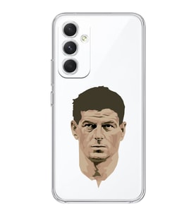 Samsung Galaxy A14 Uyumlu Steven Gerrard Tasarımlı Şeffaf Telefon Kılıfı