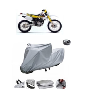 Suzuki DR350  Su Geçirmez Motosiklet Brandası ARKA ÇANTA UYUMLU