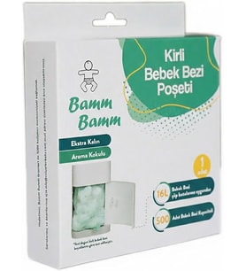 Kokulu Bebek Bezi Atık Poşeti 495 Bez Kapasiteli