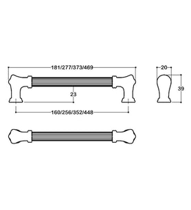 Galaksi Lüks 4640 Antik Bronz 256 Mm