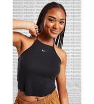 Nike Essential Cami Tight Fit Tank Top Black Likralı Fitilli Askılı Kadın Atlet Siyah