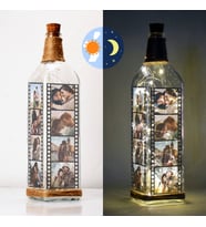 Led Işıklı Film Şeridi Dekoratif Şişe Lamba
