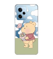 Redmi Note 12 Pro 5G Uyumlu Winnie The Pooh Tasarımlı Şeffaf Telefon Kılıfı