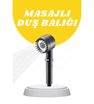 Yeni Nesil Masaj Etkili Duş Başlığı Su Basınçlı Tazyikli Özel