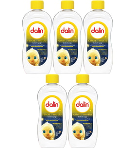 Dalin Bebek Yağı 300ML Rahat ve Mutlu Vanilya Kokulu Nemlendirici (5 Li Set)