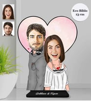 Kişiye Özel Sevgili Ahşap Eco Biblo -3