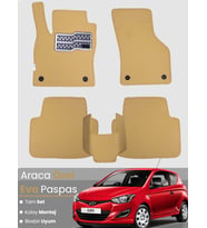 HYUNDAİ i20 (2008-2014) Uyumlu EVA Paspas Tam Set–Araca Özel,Kolay Montaj,Su Geçirmez