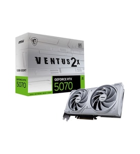 MSI 12GB RTX5070 VENTUS 2X OC WHITE GDDR7 192bit HDMI-DP PCIE 5.0