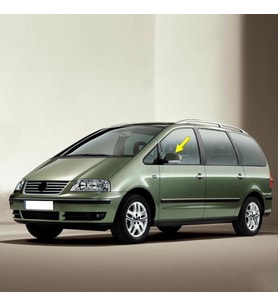 VW Sharan 2003-2010 Sol Dış Dikiz Ayna Kapağı 1K0857537