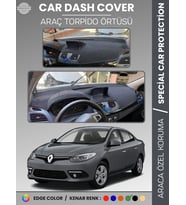 RENAULT FLUENCE NAVİGASYONLU BÜYÜK EKRANLI (2013-2016) Torpido Örtüsü Panel Torpido Koruma Tam Uyum