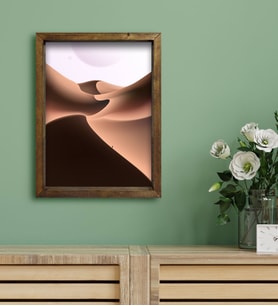 BK Gift Otel Odası Konseptli Doğal Masif Ahşap Çerçeveli Tablo 30x40cm-18