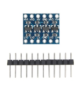 4 Kanal 2 Yönlü Lojik Seviye Dönüştürücü-5V 3.3V Sinyal Uygunlaştırıcı IIC I2C SPI UART Bi-Direction