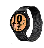 Watch 4 Metal Mıknatıslı Kordon (Siyah - Beyaz)
